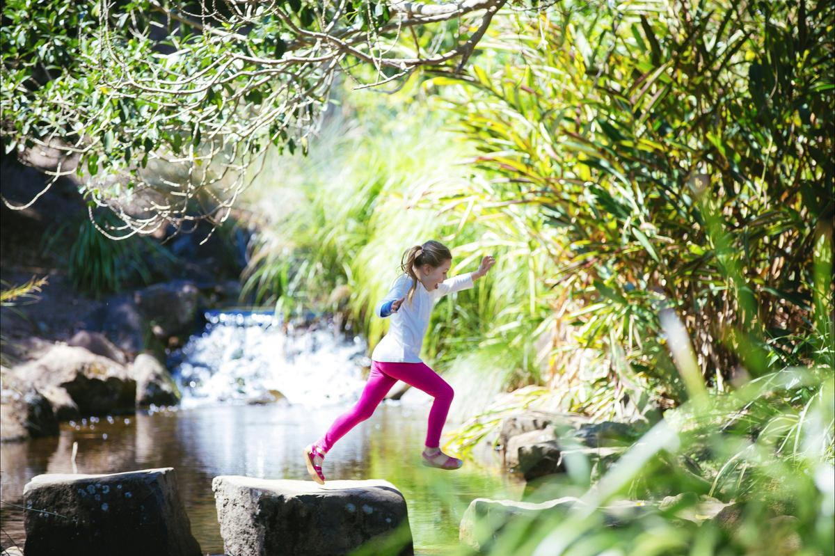 Botanic Gardens Rock Jumping