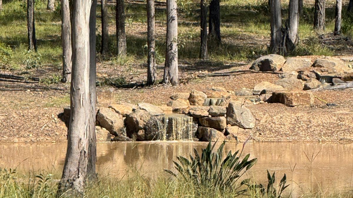 Our natural waterfall featured dam
Enjoy the tranquility and views can be seen from this site
Please no swimming
