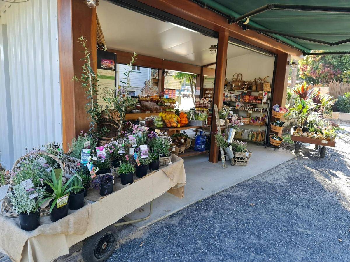 Green Haven Stall's plants and fresh produce