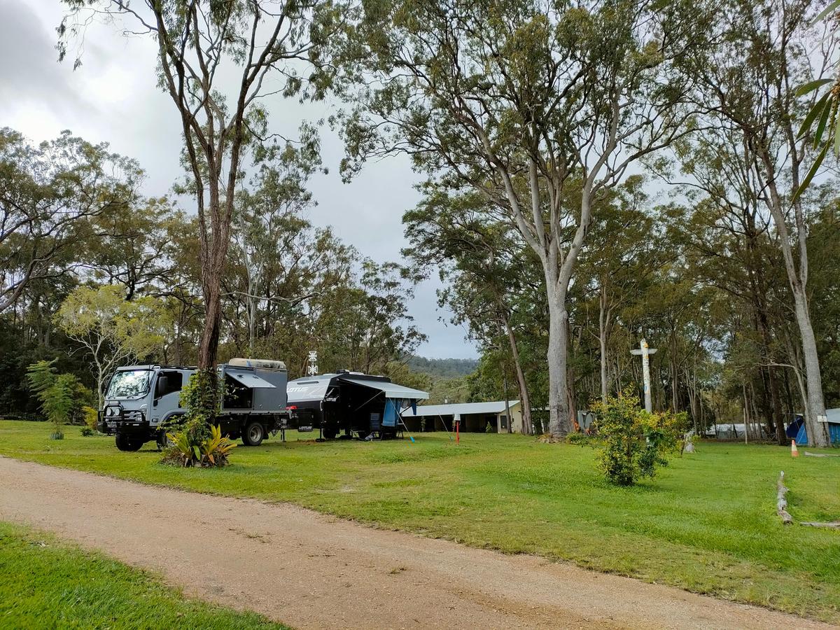 Spacious camping sites