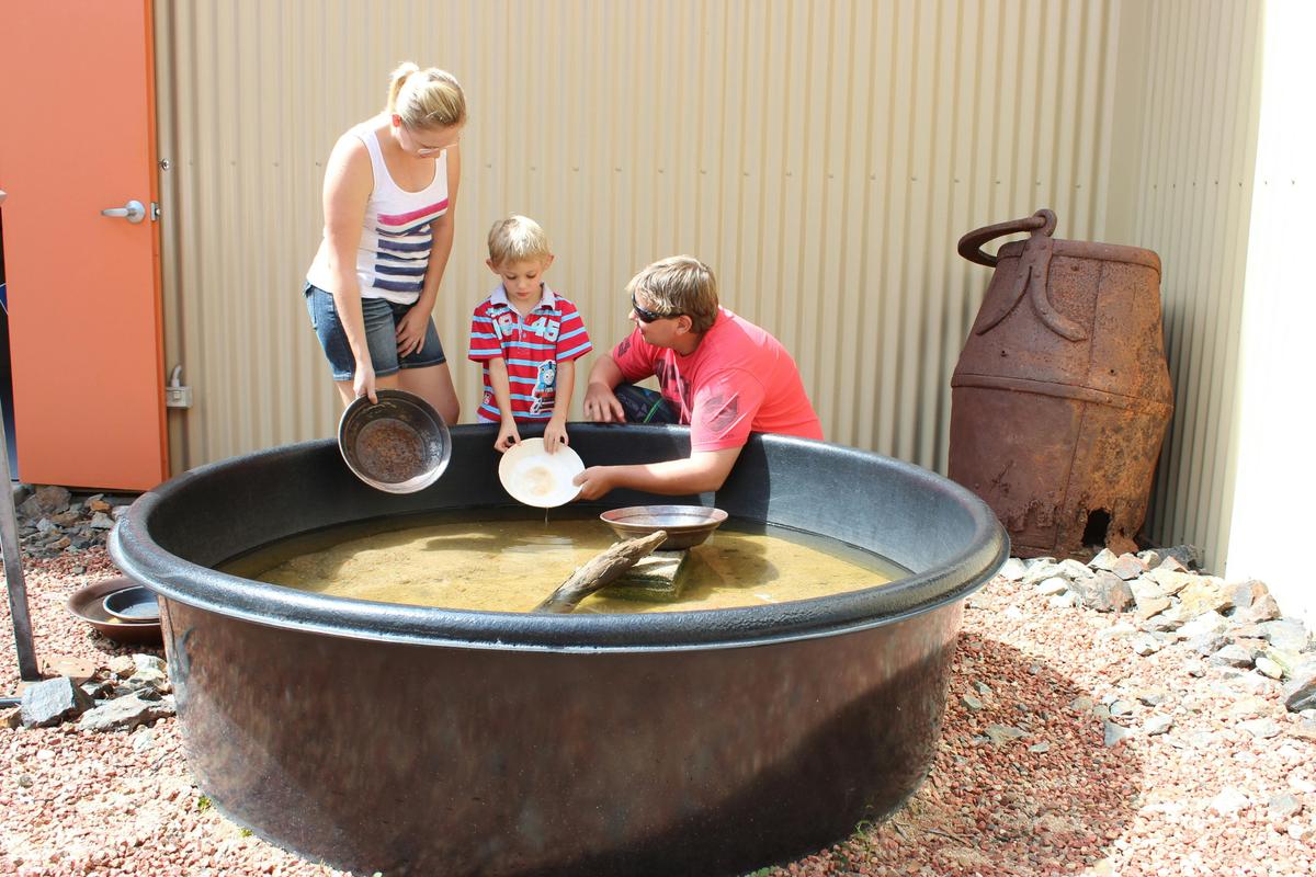 Tin panning fun