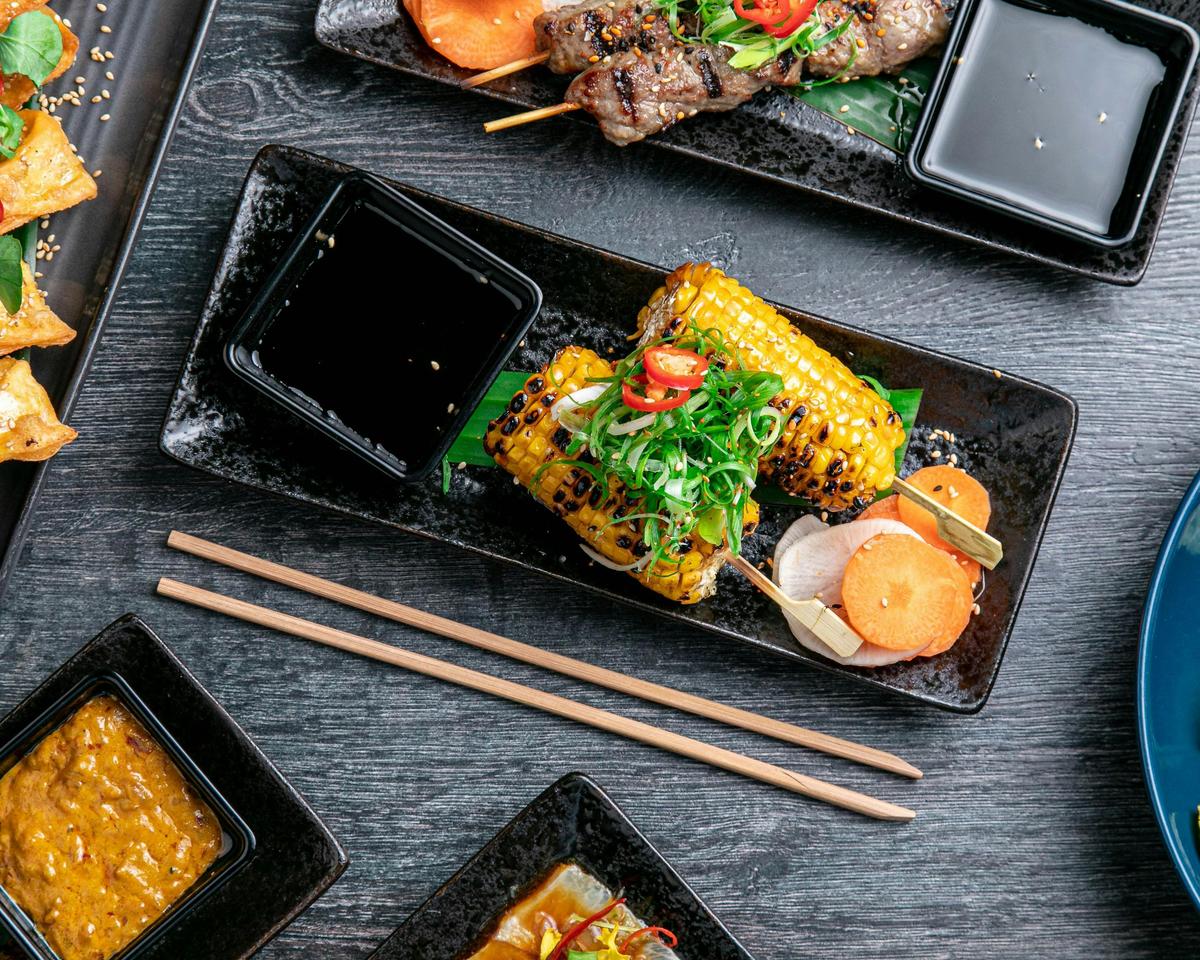 Street Corn w Shichimi & Sticky Soy