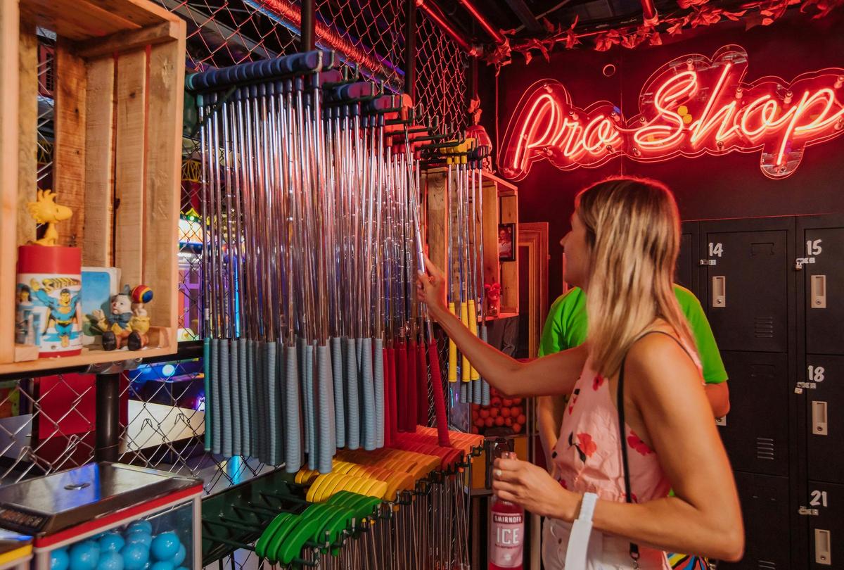 Gear up at the pro shop