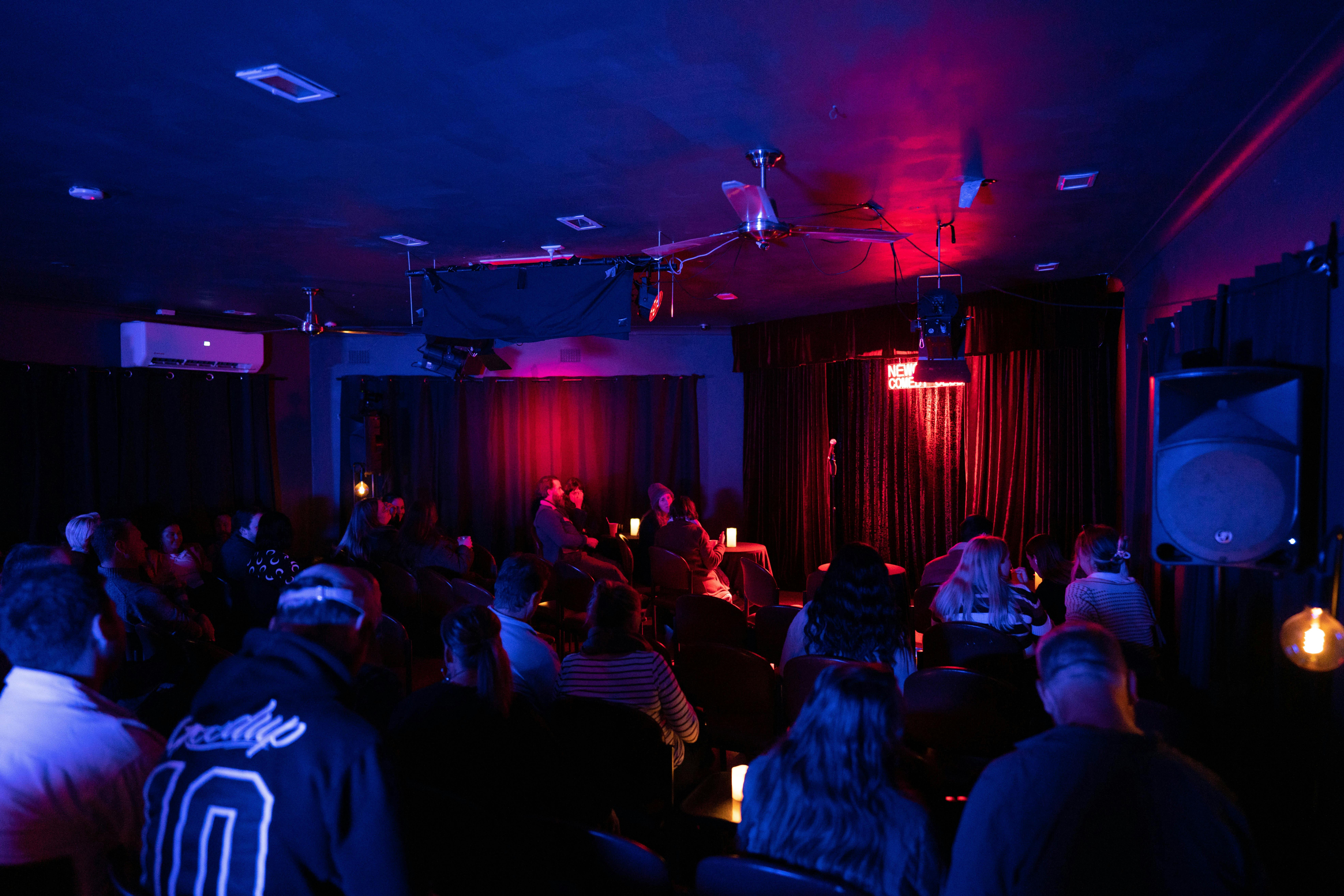 Be sure to book ahead! Our weekend comedy showcases sell out regularly!