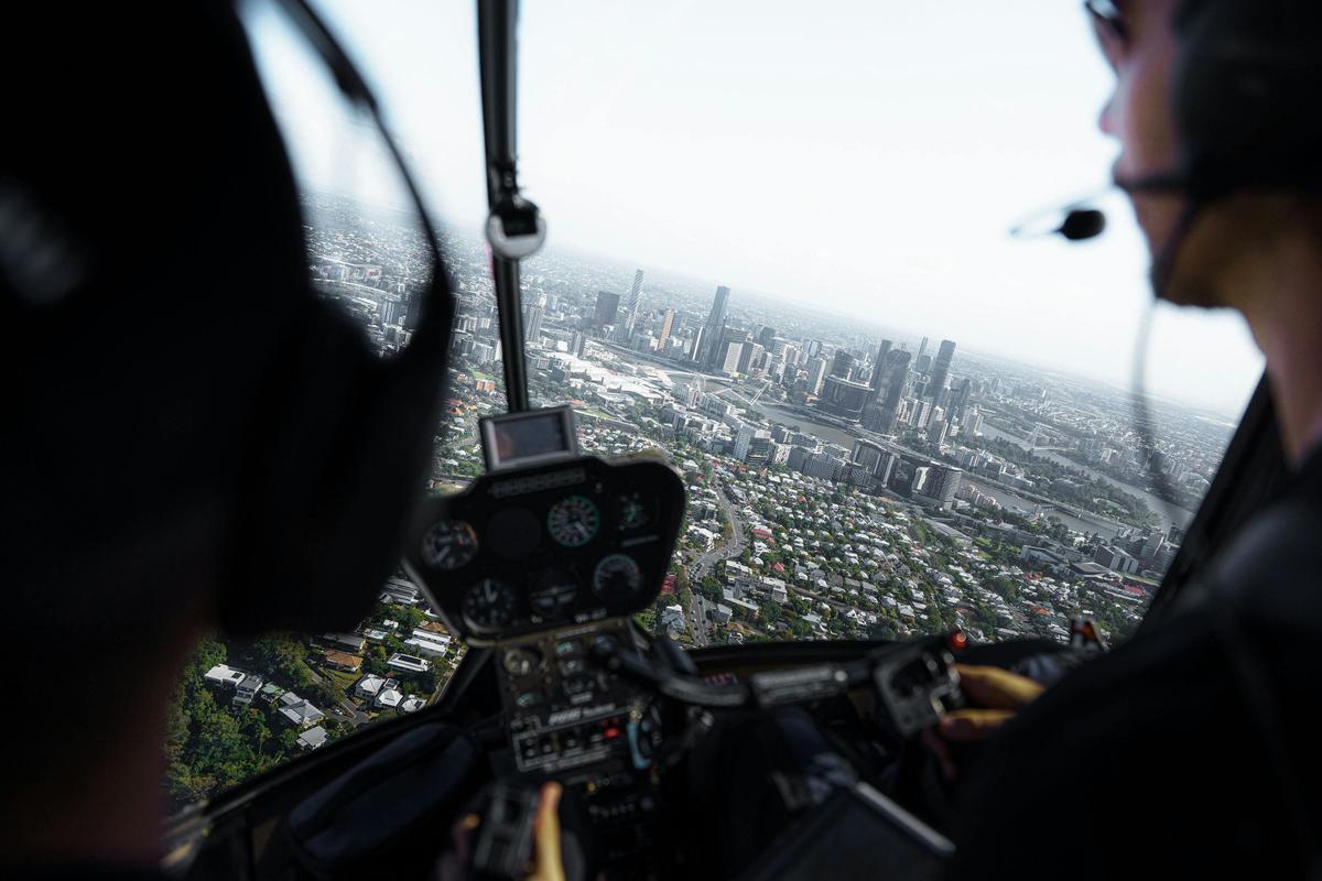 Private Helicopter Charter with City Views