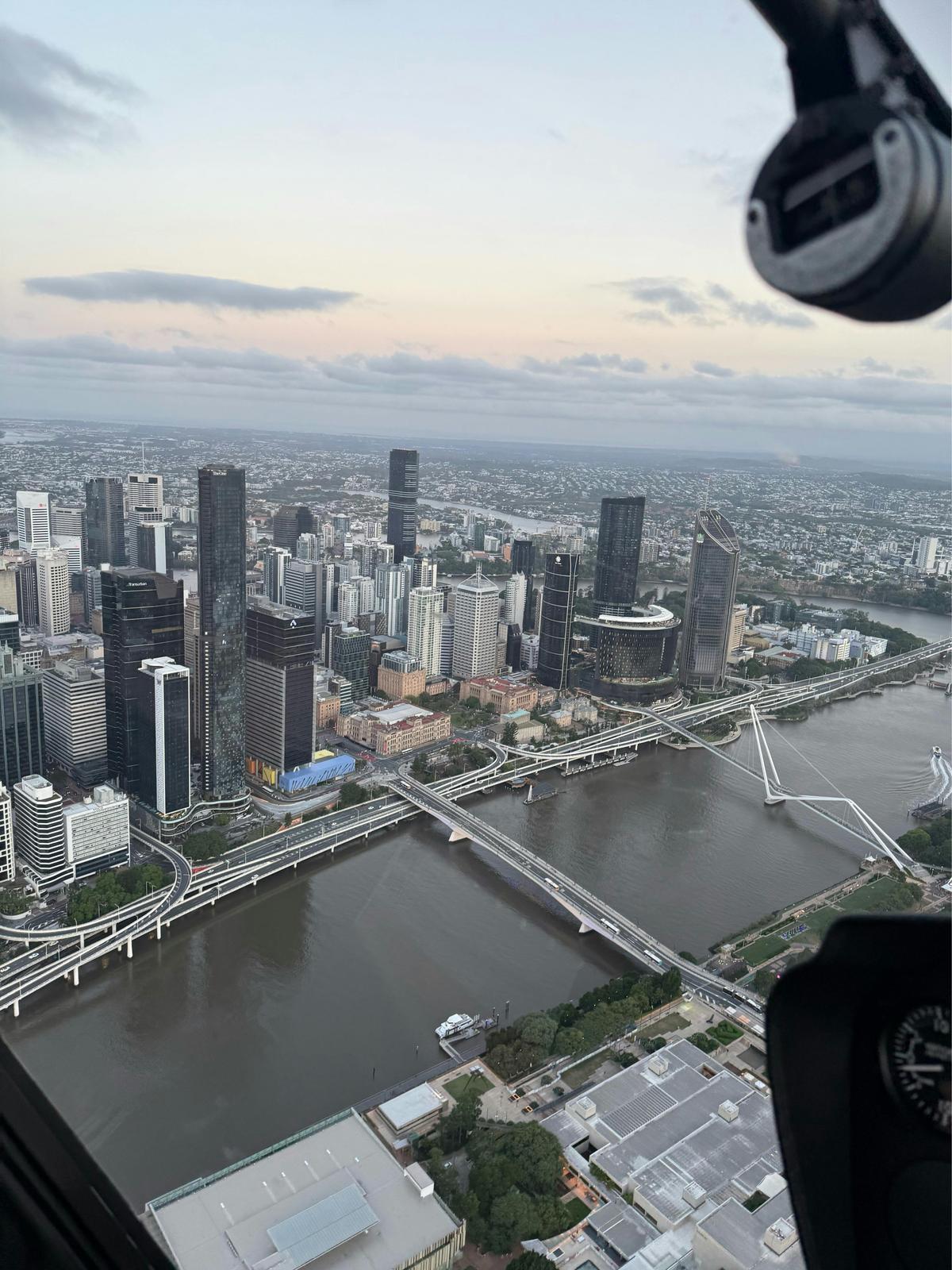 Private Helicopter Charter with City Views