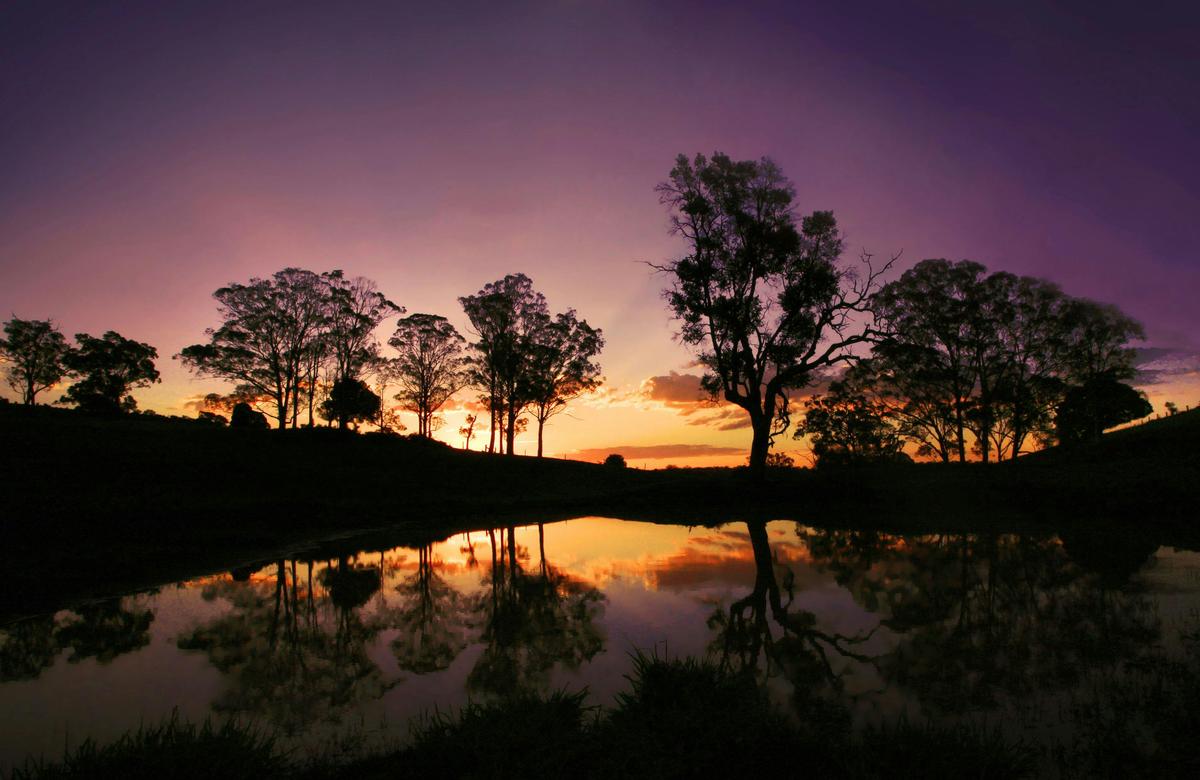 Sunset, Highfields