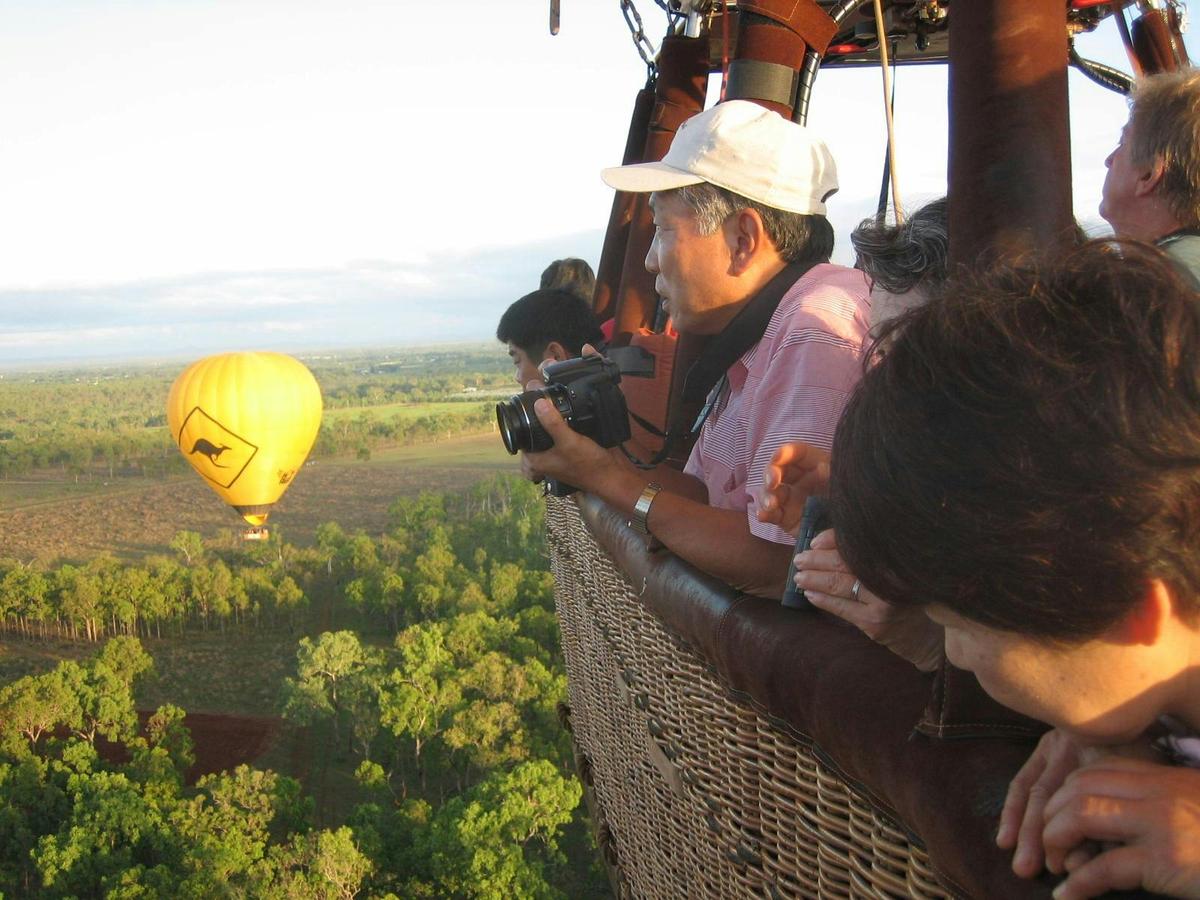 Hot Air Balloon Cairns Looking out