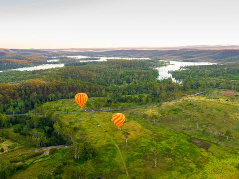 Gold Coast Hot Air Ballooning and O’Reilly’s Vineyard Breakfast