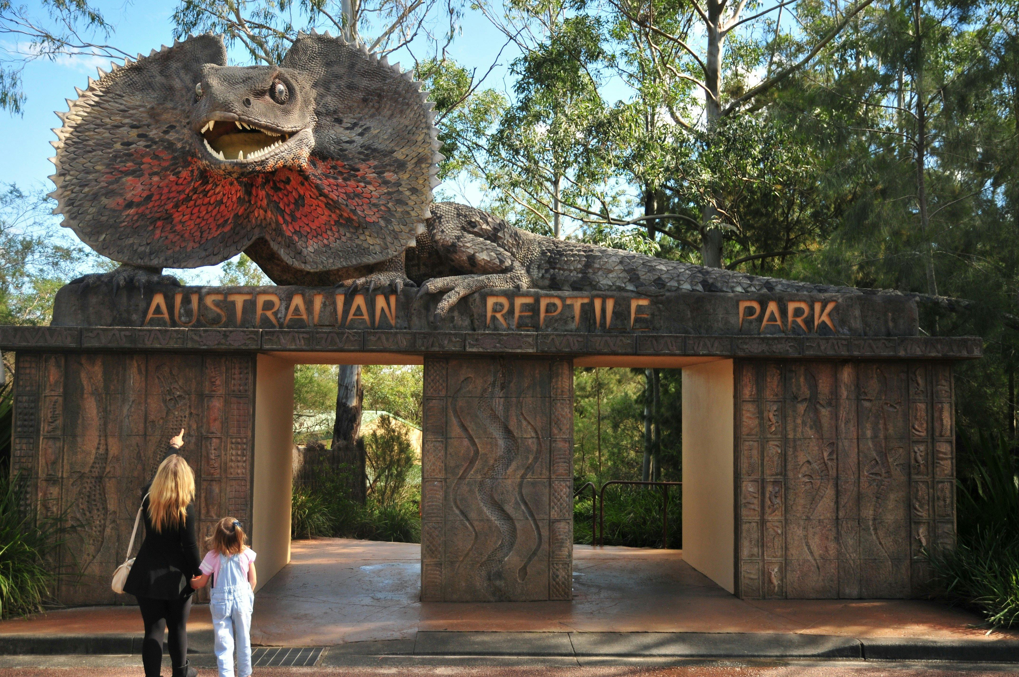 Entry to The Australian Reptile Park