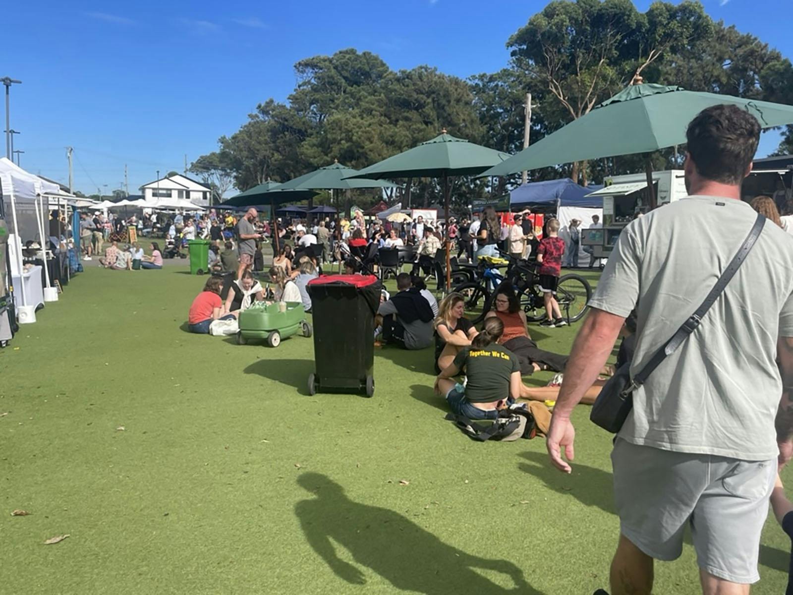 Food Court area - Newcastle City Farmers Market