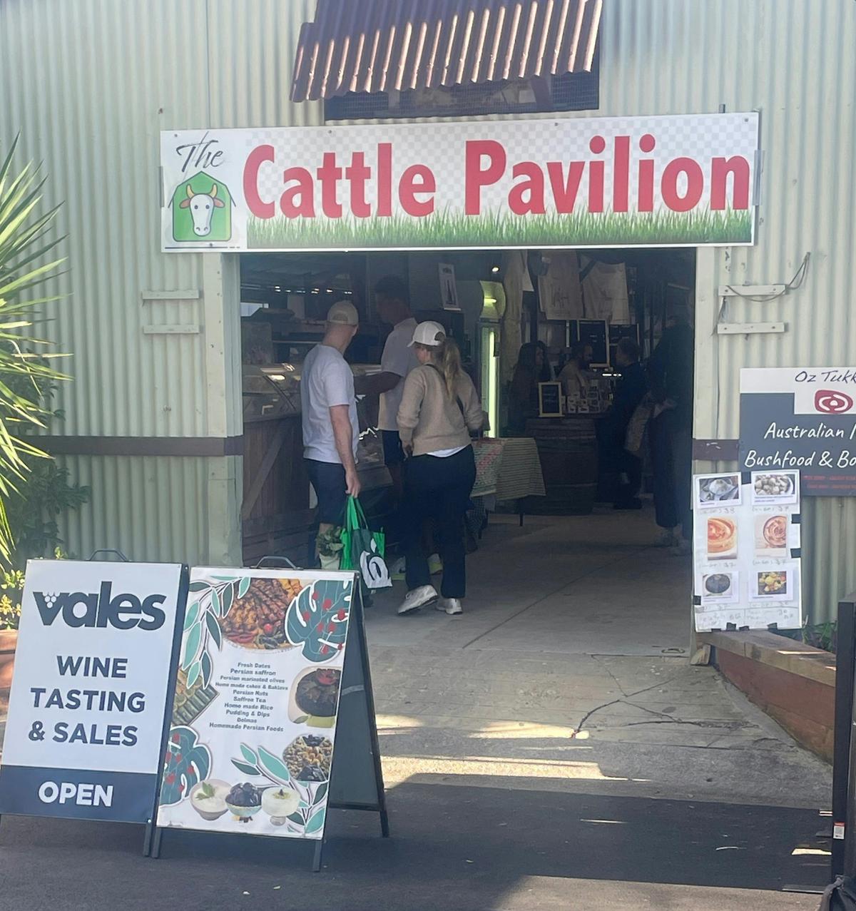 Plenty of goodies in the Cattle Pavilion - you'll even find a Chocolatier