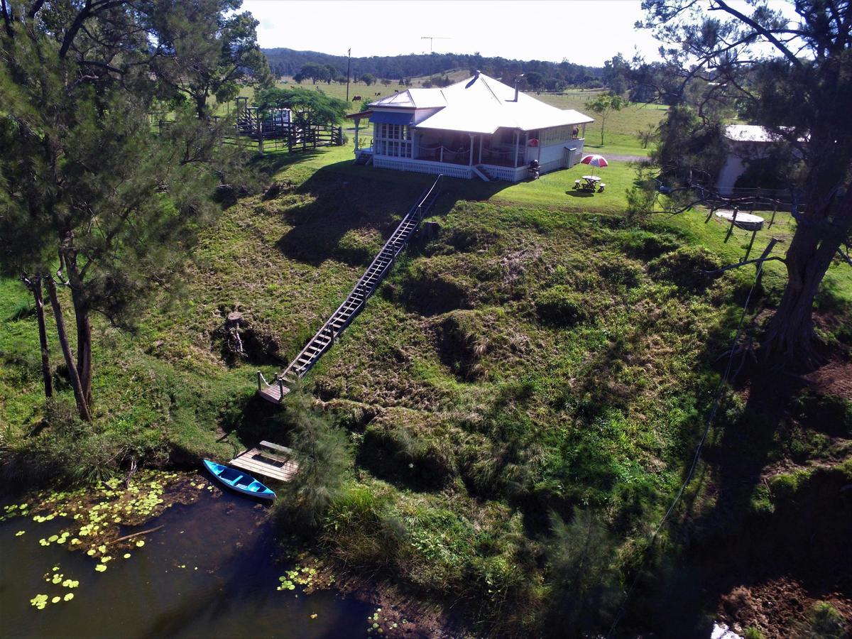 The cottage and river landing