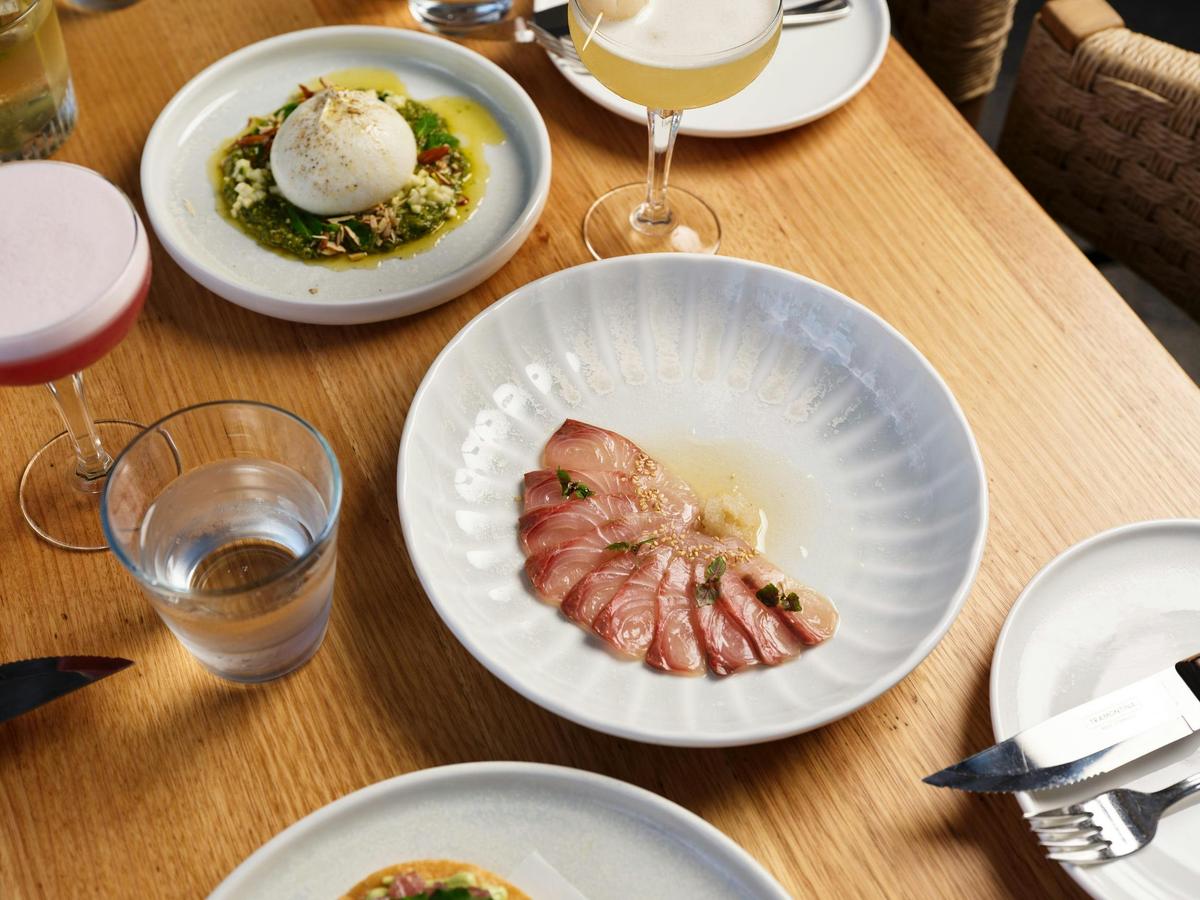 Hurricane's Surfers Paradise - Kingfish & Burrata (2) by Steven Woodburn