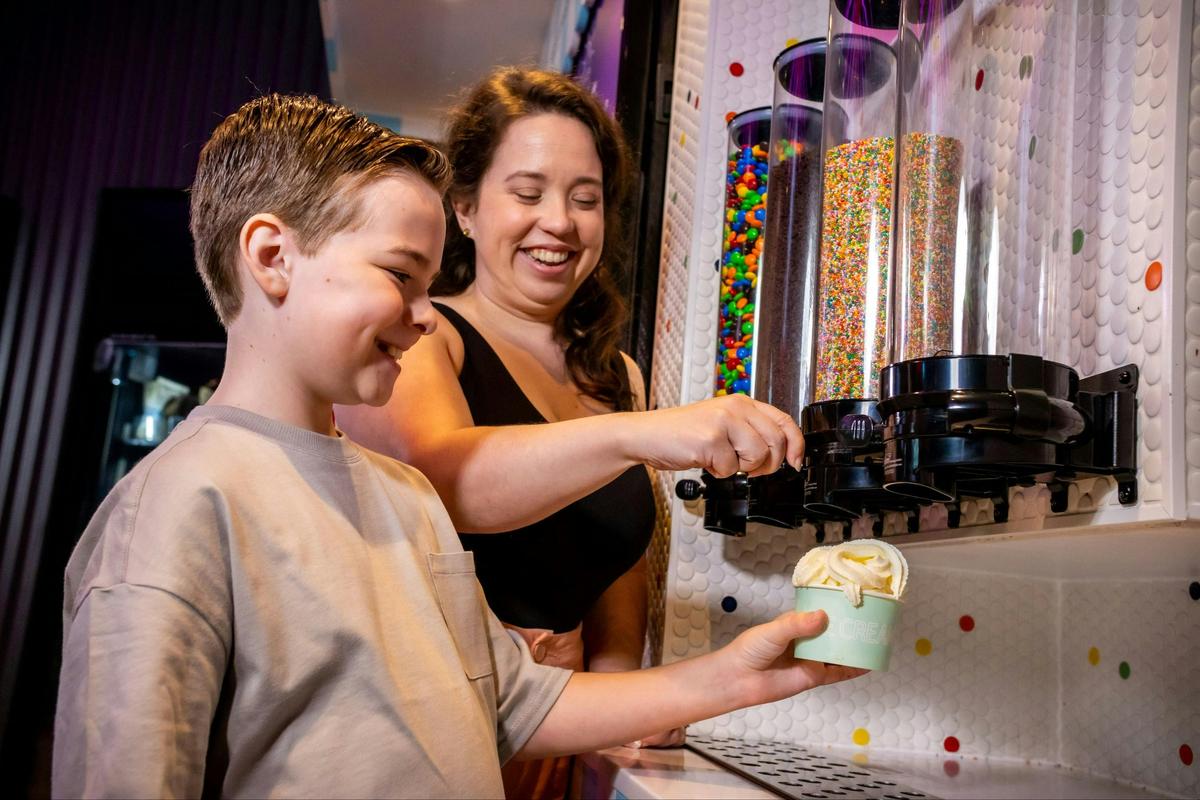 Ice cream bar at Hoyts Ipswich