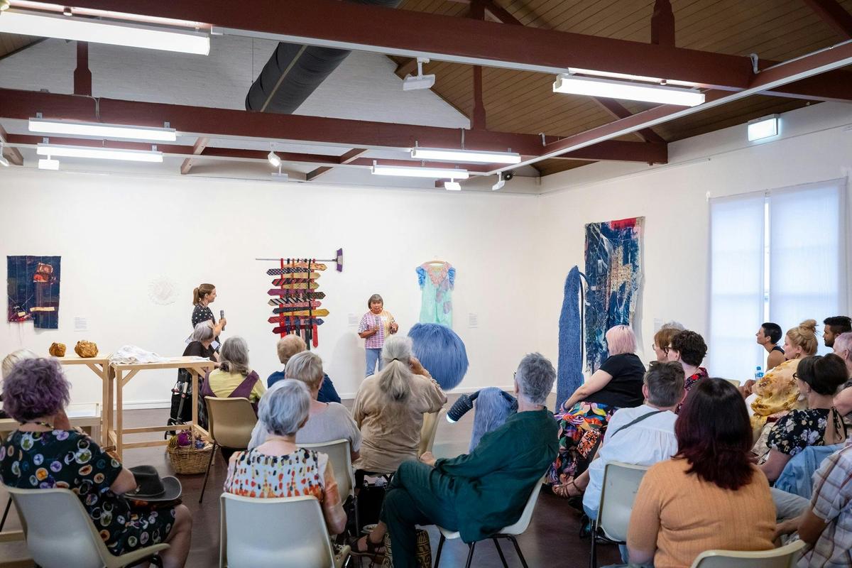 Artist Talk in Entwine exhibition