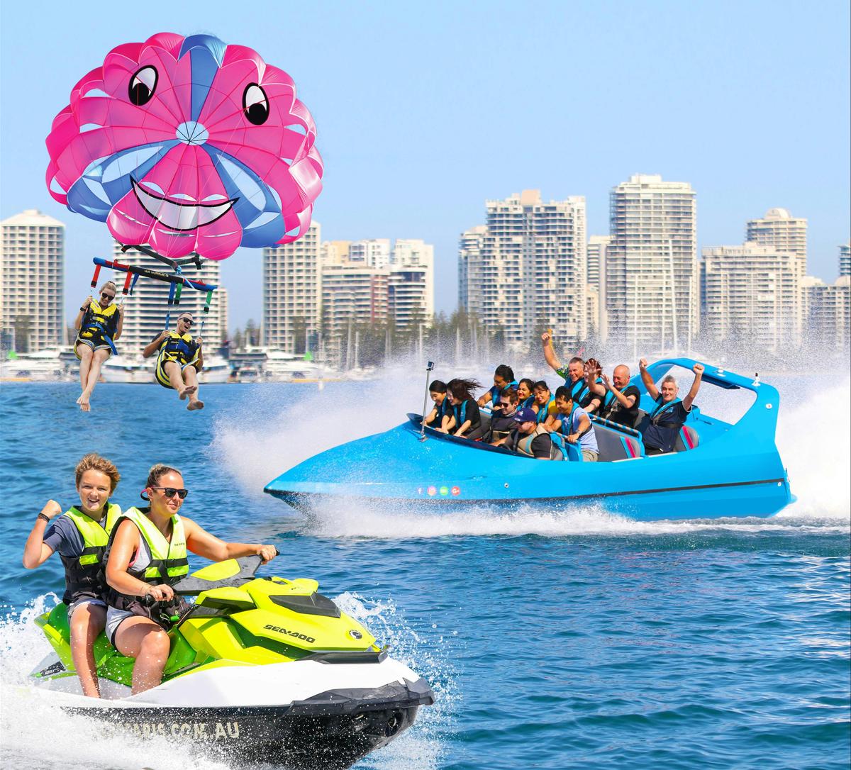 Jet Ski Safari (30 Minute) & Jet Boat Combo Package
