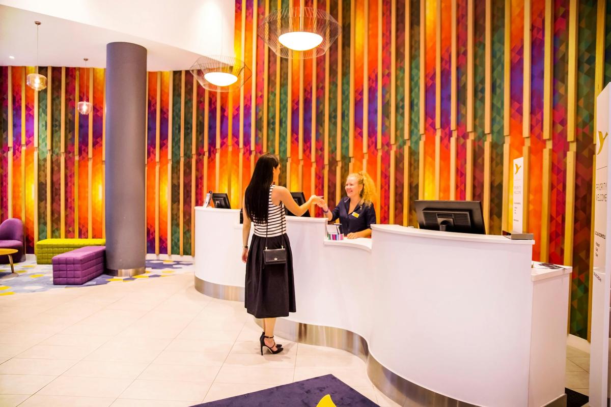 ibis Styles Brisbane vibrant Reception Desk