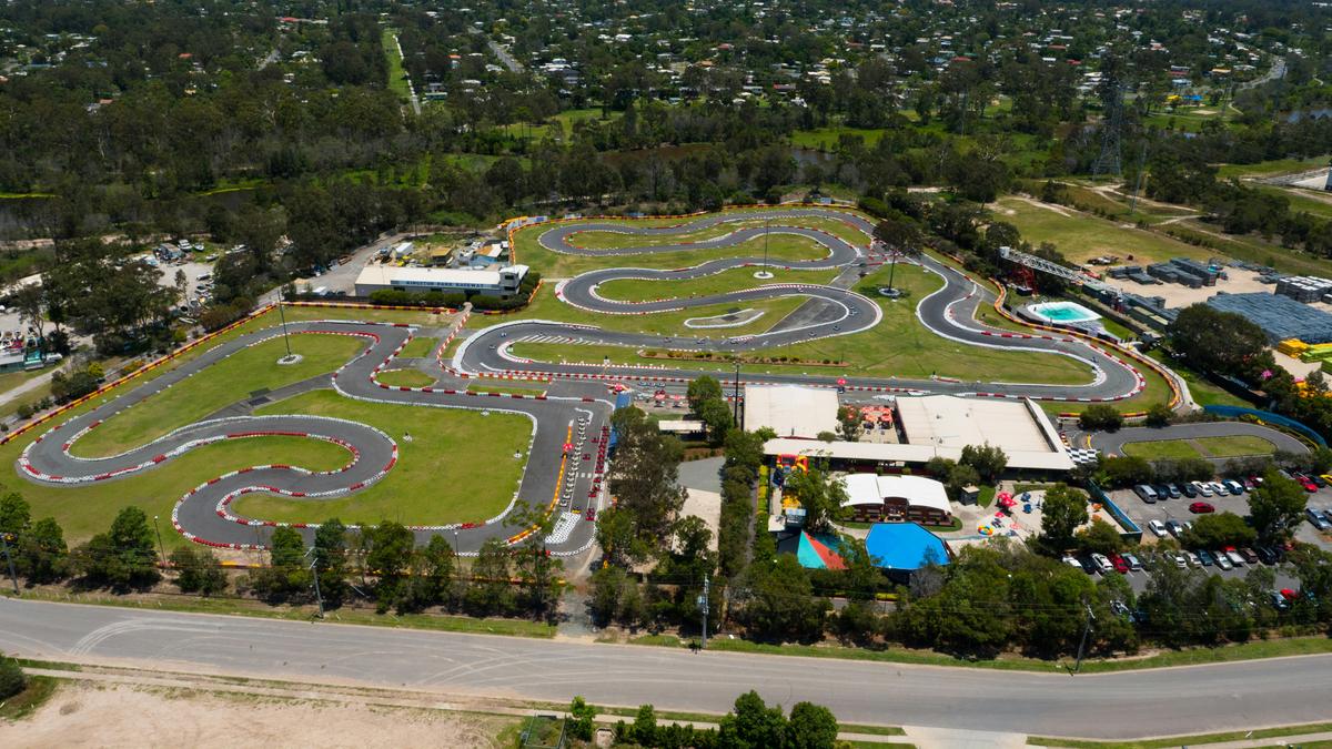 There are three different tracks and Amusement rides