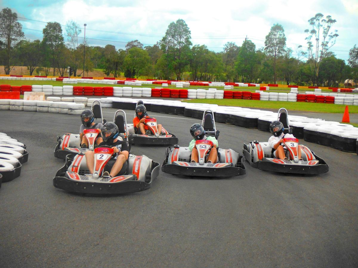 Formula Karts on Track at Kingston Park