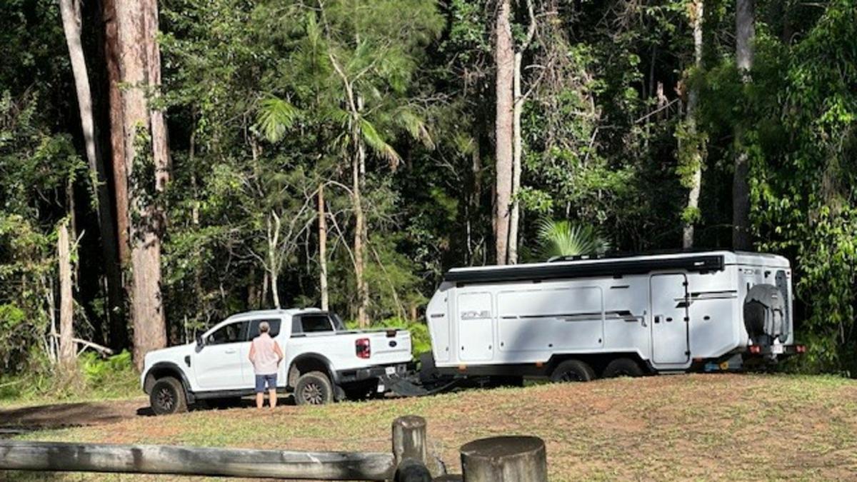 Caravan with a high clearance and 4-wheel drive only.