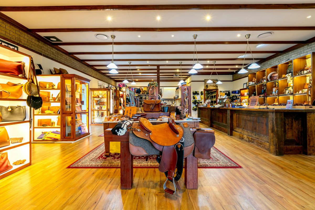 Gallery style saddlery store