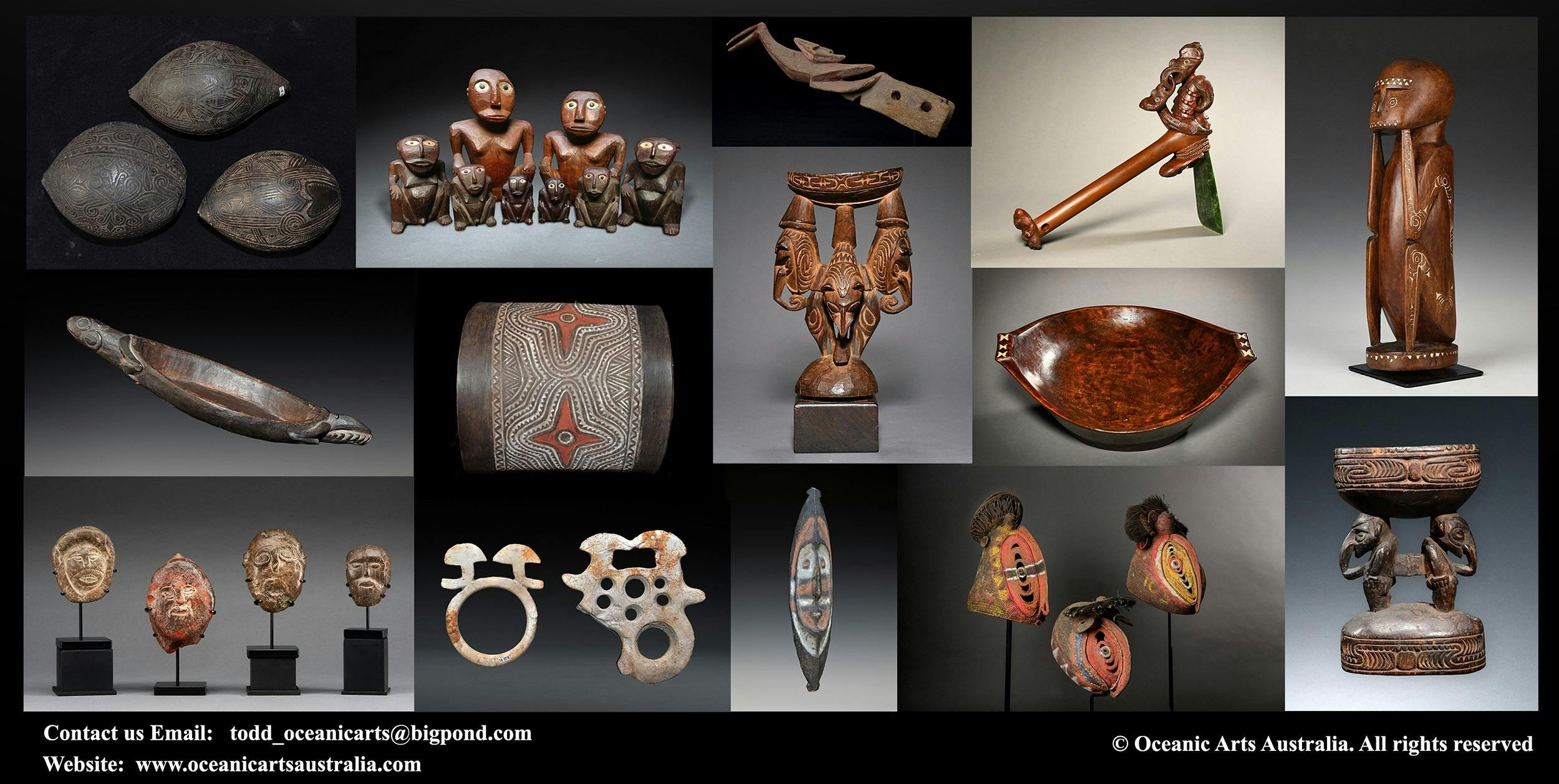 Oceanic Tribal Art Available at our Gallery