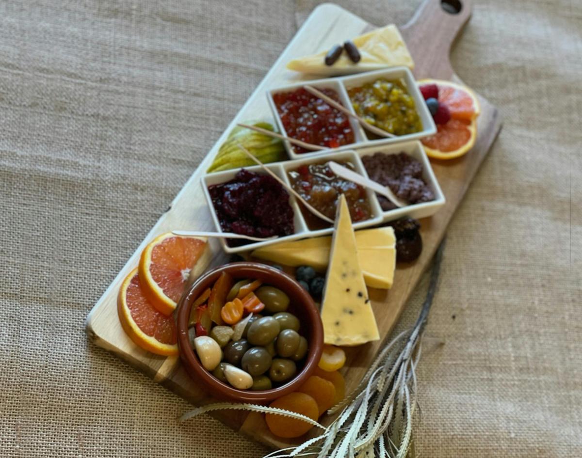 The Jester Cafe is open Saturday and Sunday for gourmet platters by appointment.