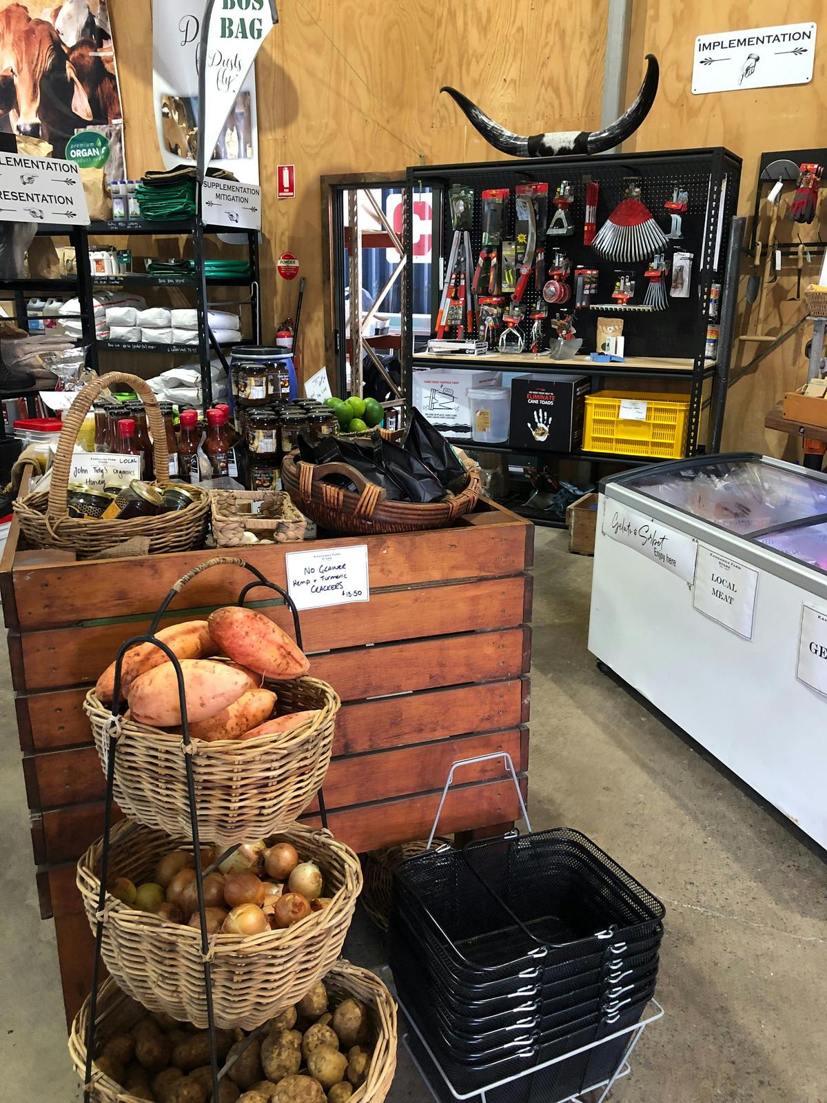 Fresh local and organic produce