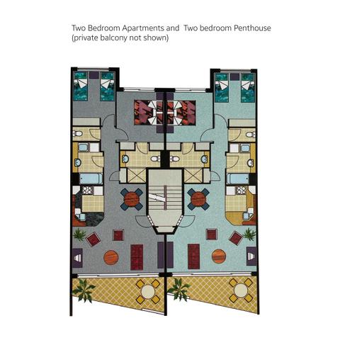 2 Bedroom Deluxe Penthouse Apartment