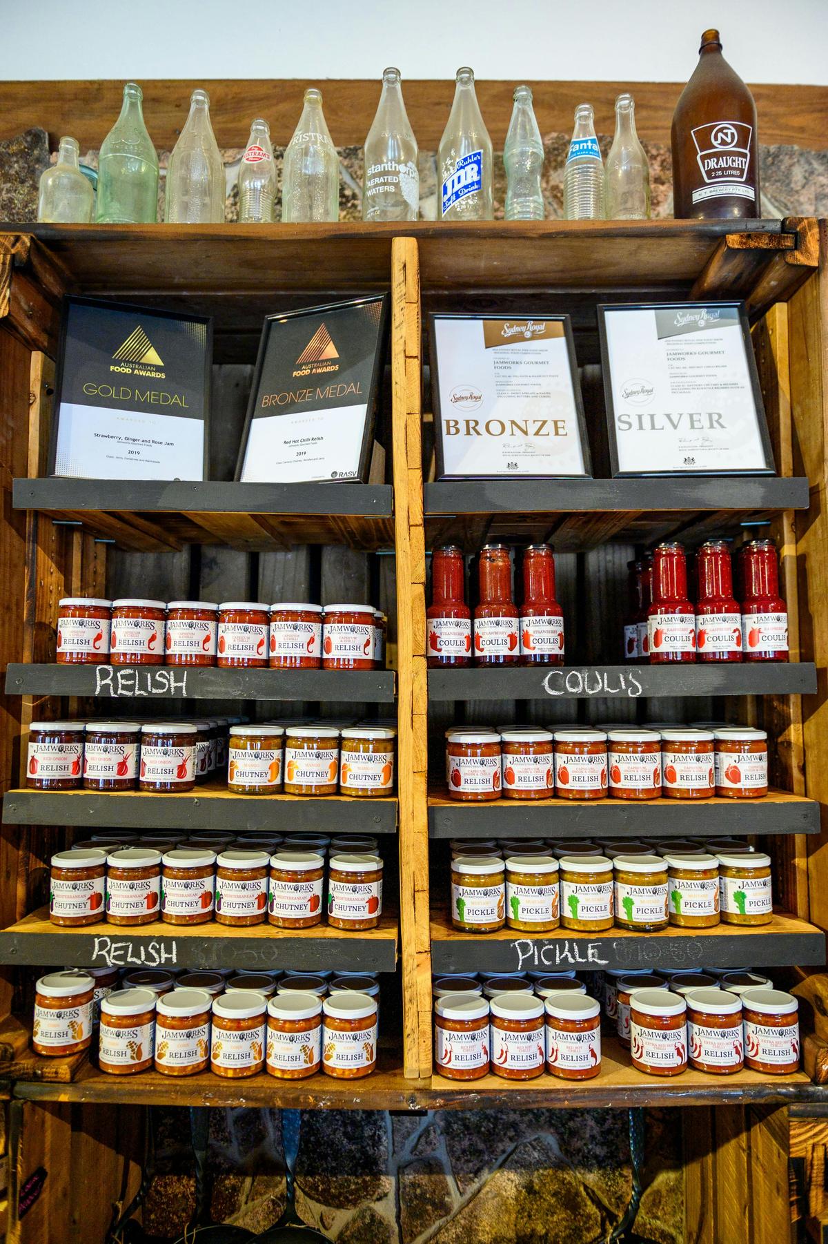 Products on display