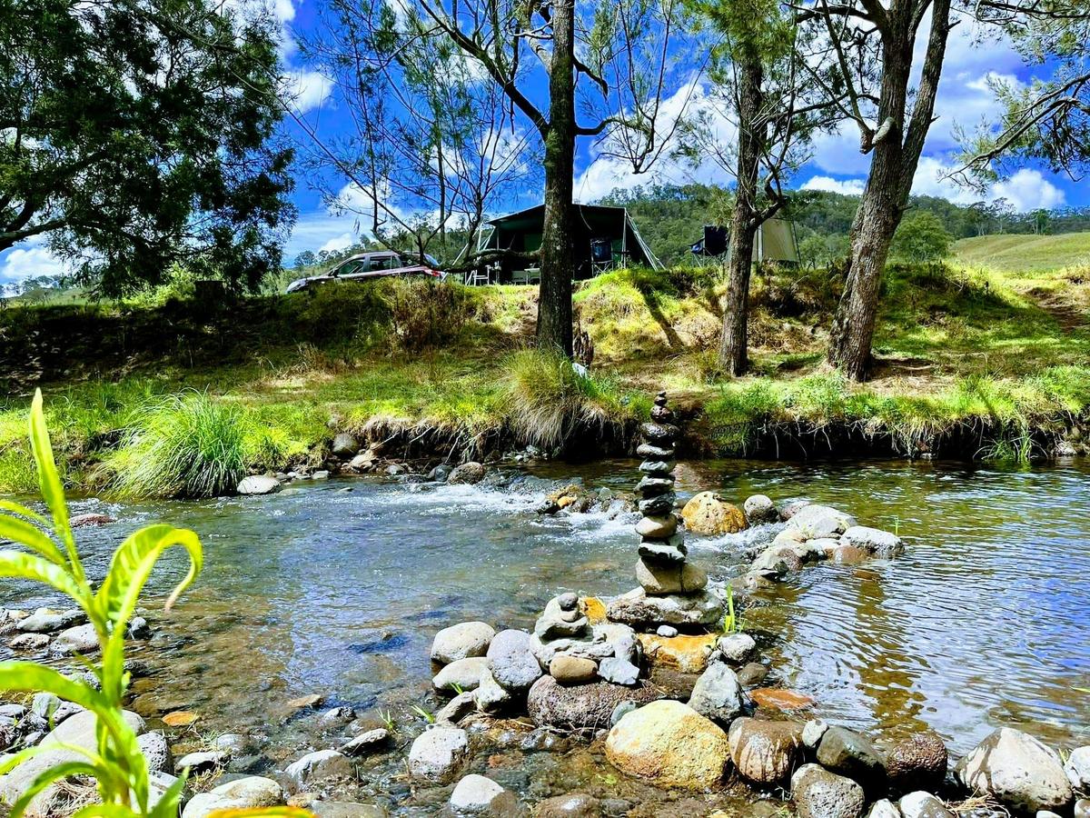 Gorgeous Albert River flows through all of our campsites