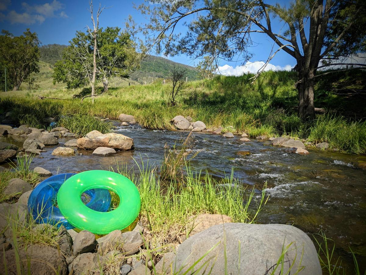 The Albert River is always crystal clear