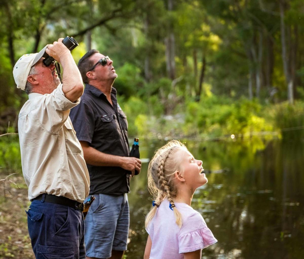 Don't forget the binoculars....... you might even be lucky enough to see a Glossy Black Cockatoo.