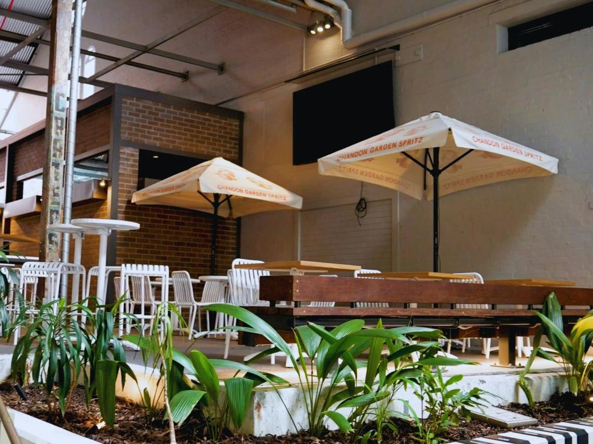 Unwind in the Outdoor Beer Garden