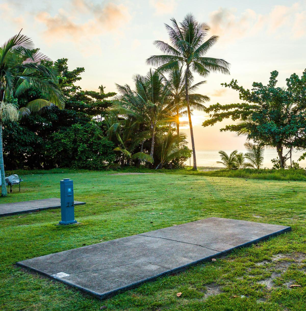 Powered Beachfront Site