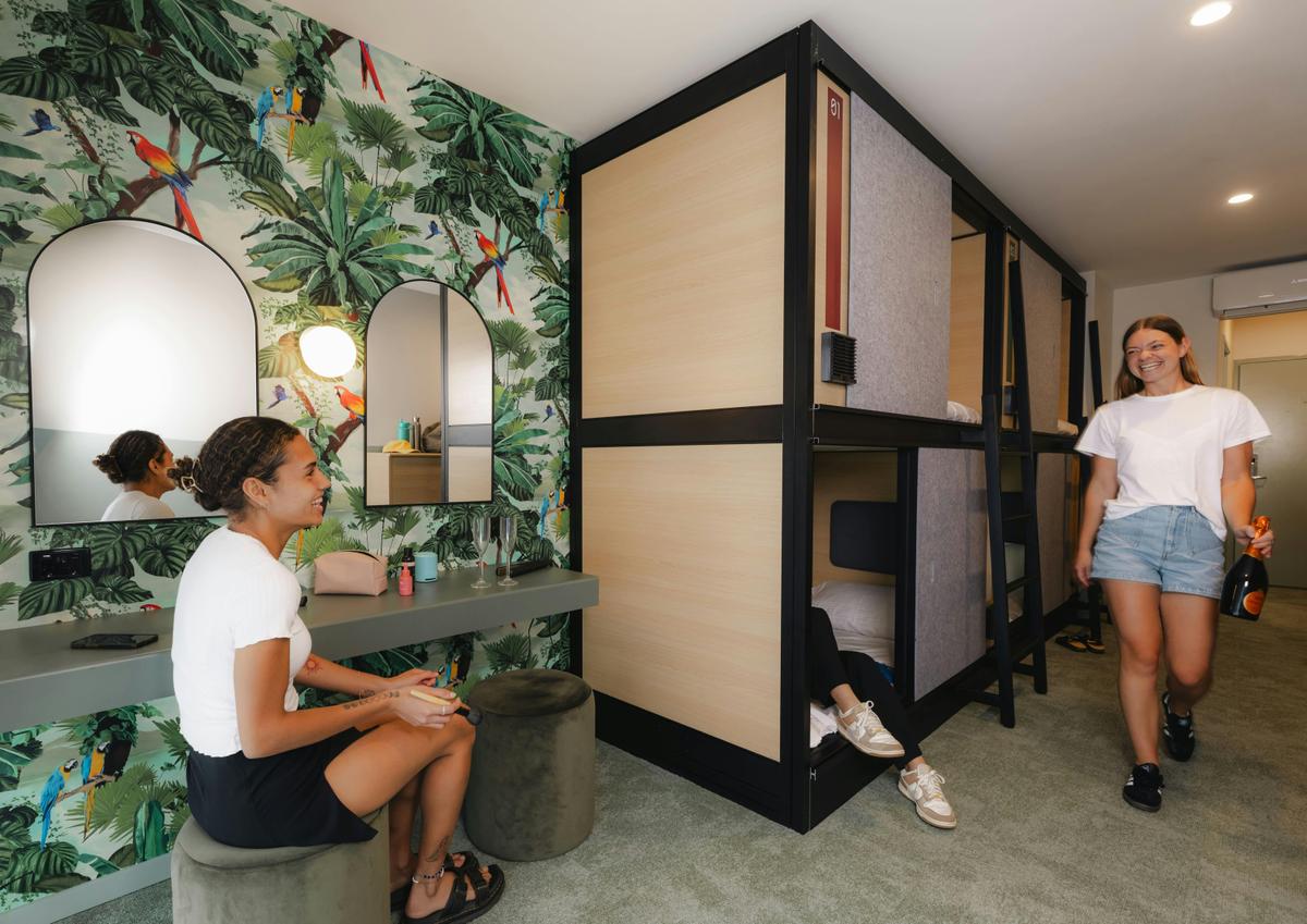 Female only pods for single female travellers