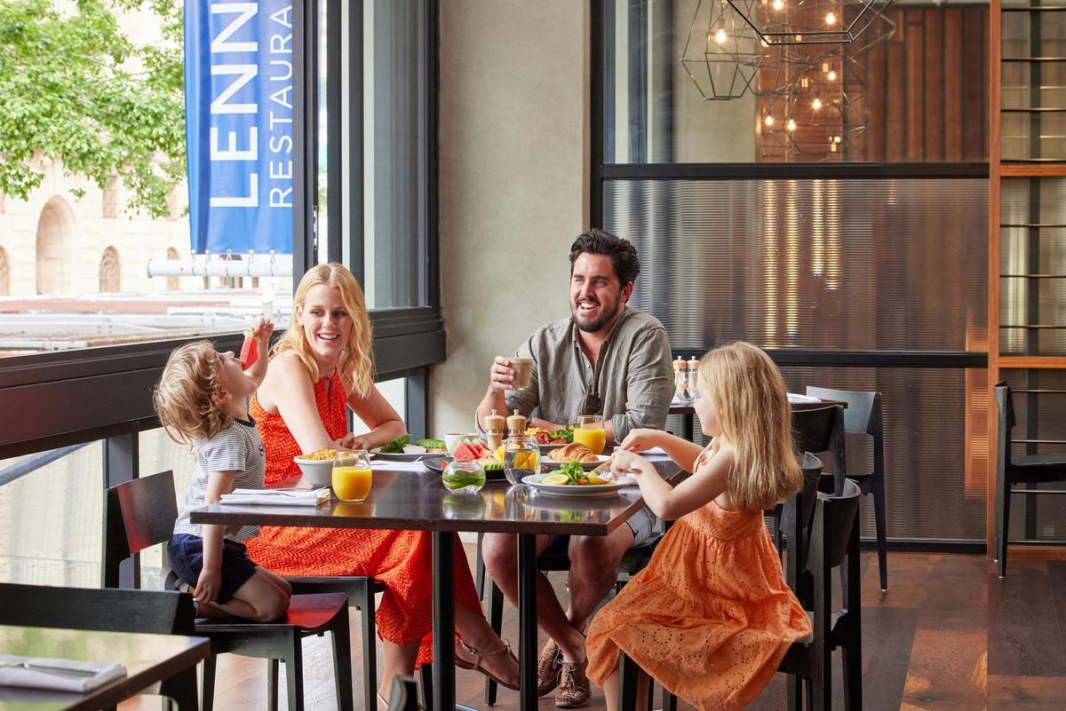 Breakfast at Lennons Restaurant & Bar - Level Two of Hyatt Regency Brisbane