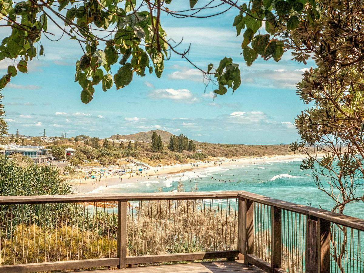 The View from Coolum Beach Boardwalk