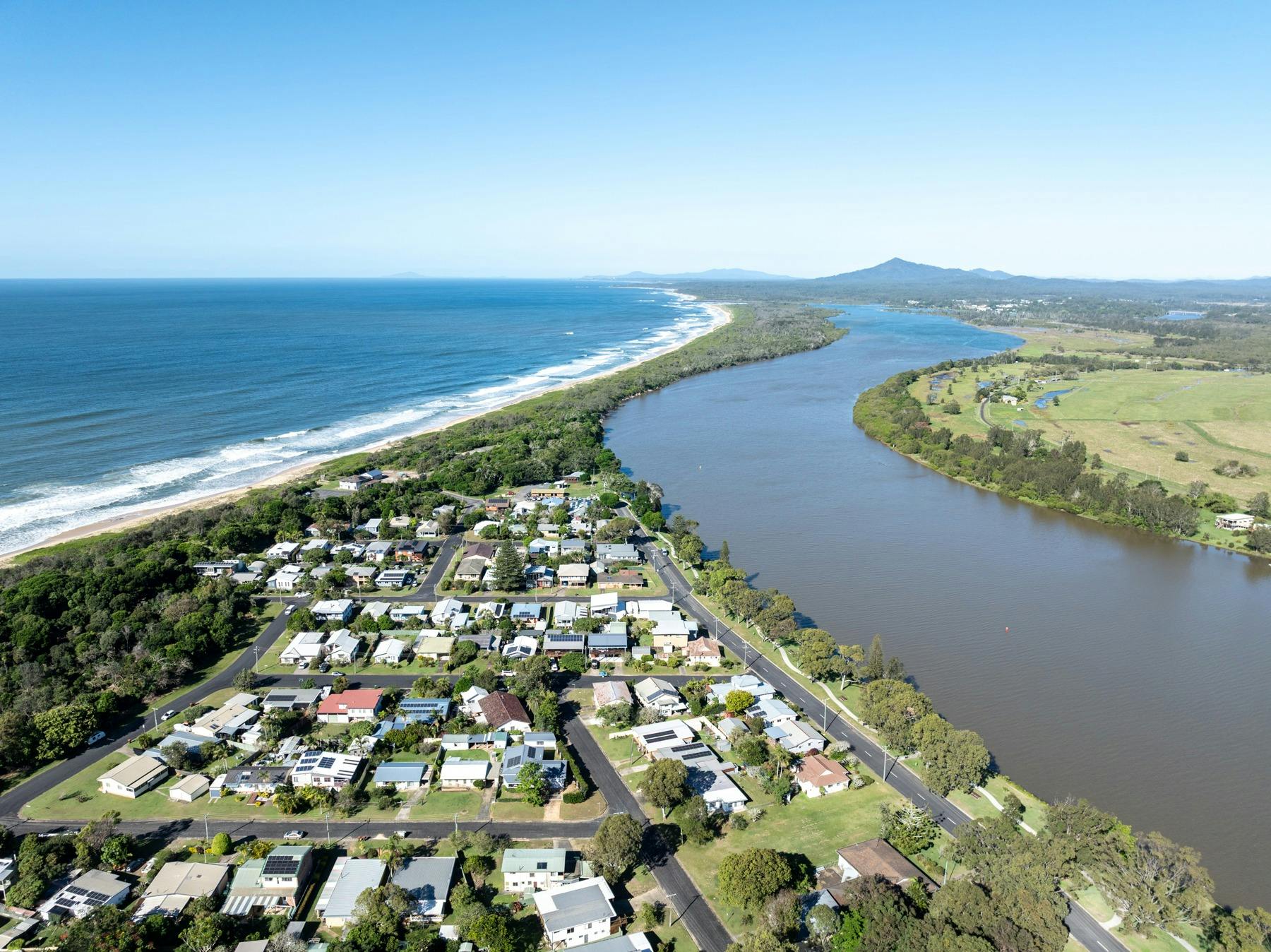 North Beach Drone View