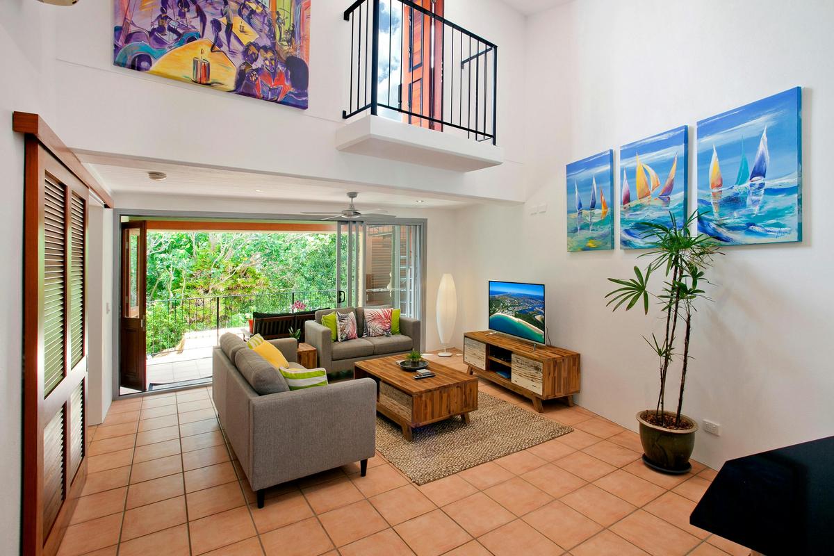 Lounge room -roof top terrace apartment