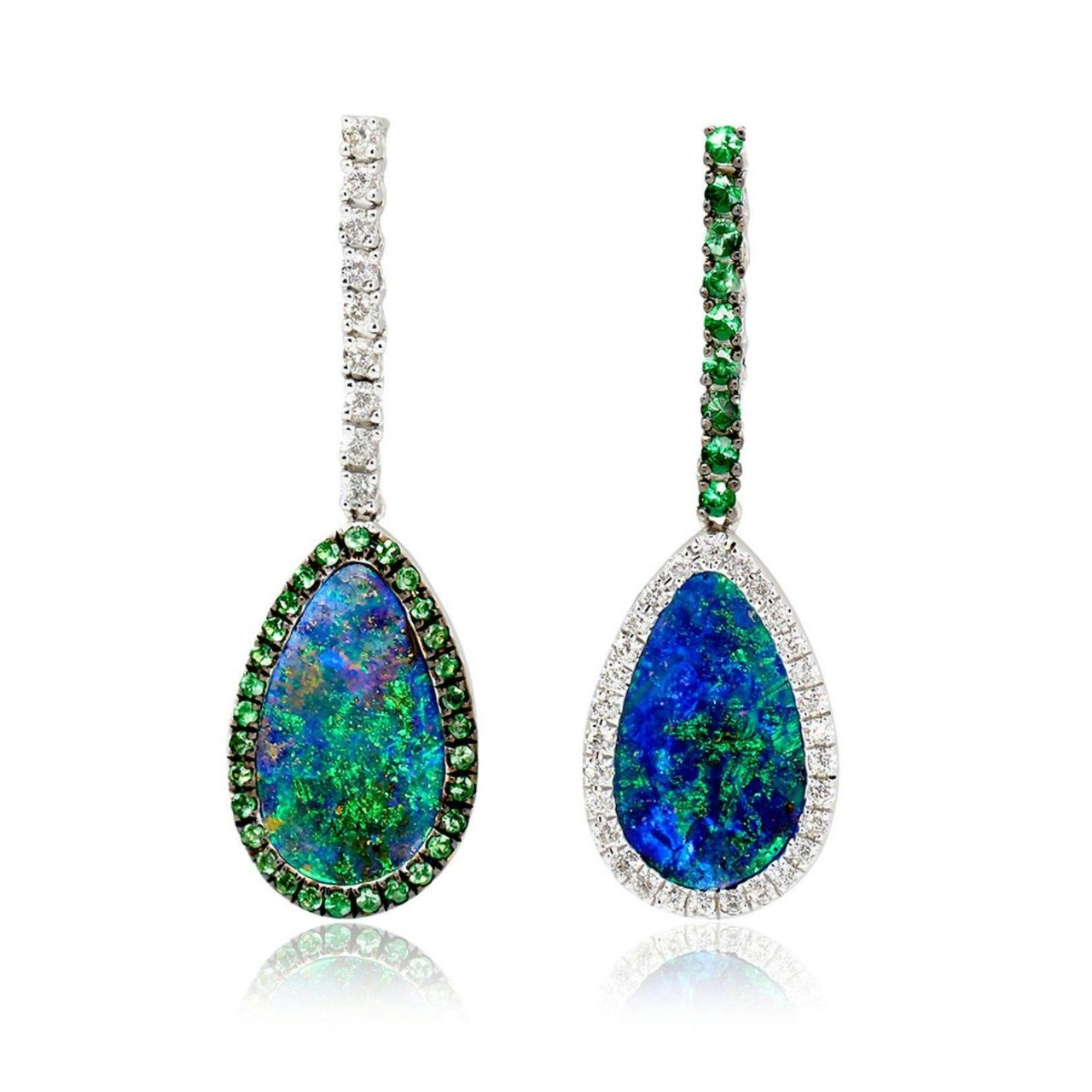 Opal Minded Australian Boulder Opal Earrings Designed by Renata Bernard