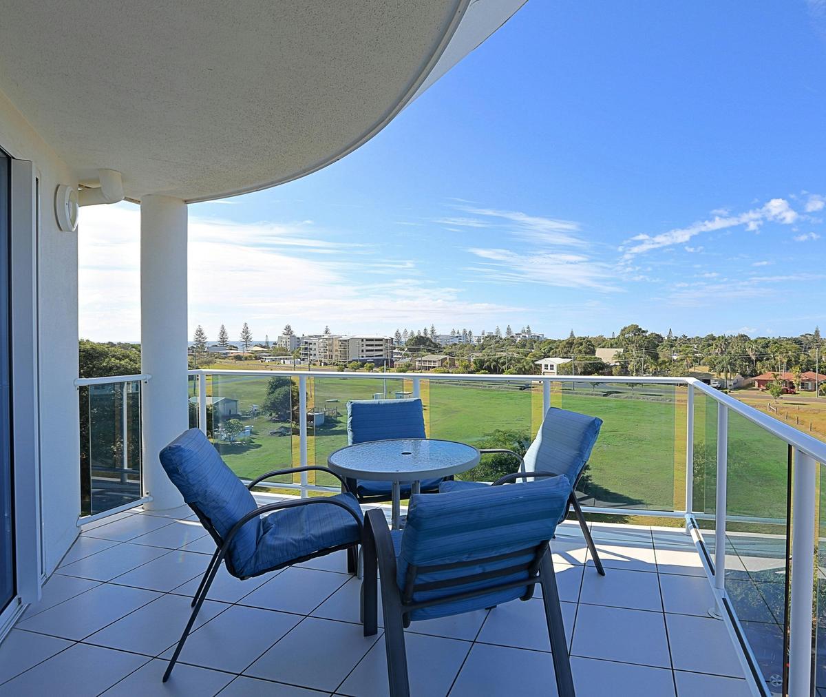 Balconies overlook parklands