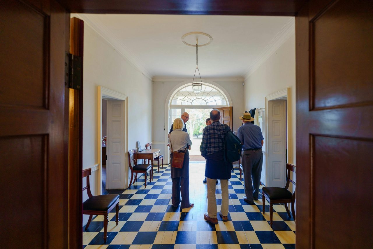 Visitors at Old Government House