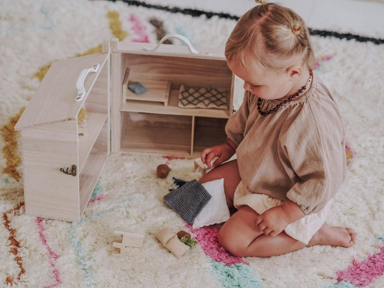 Girl playing