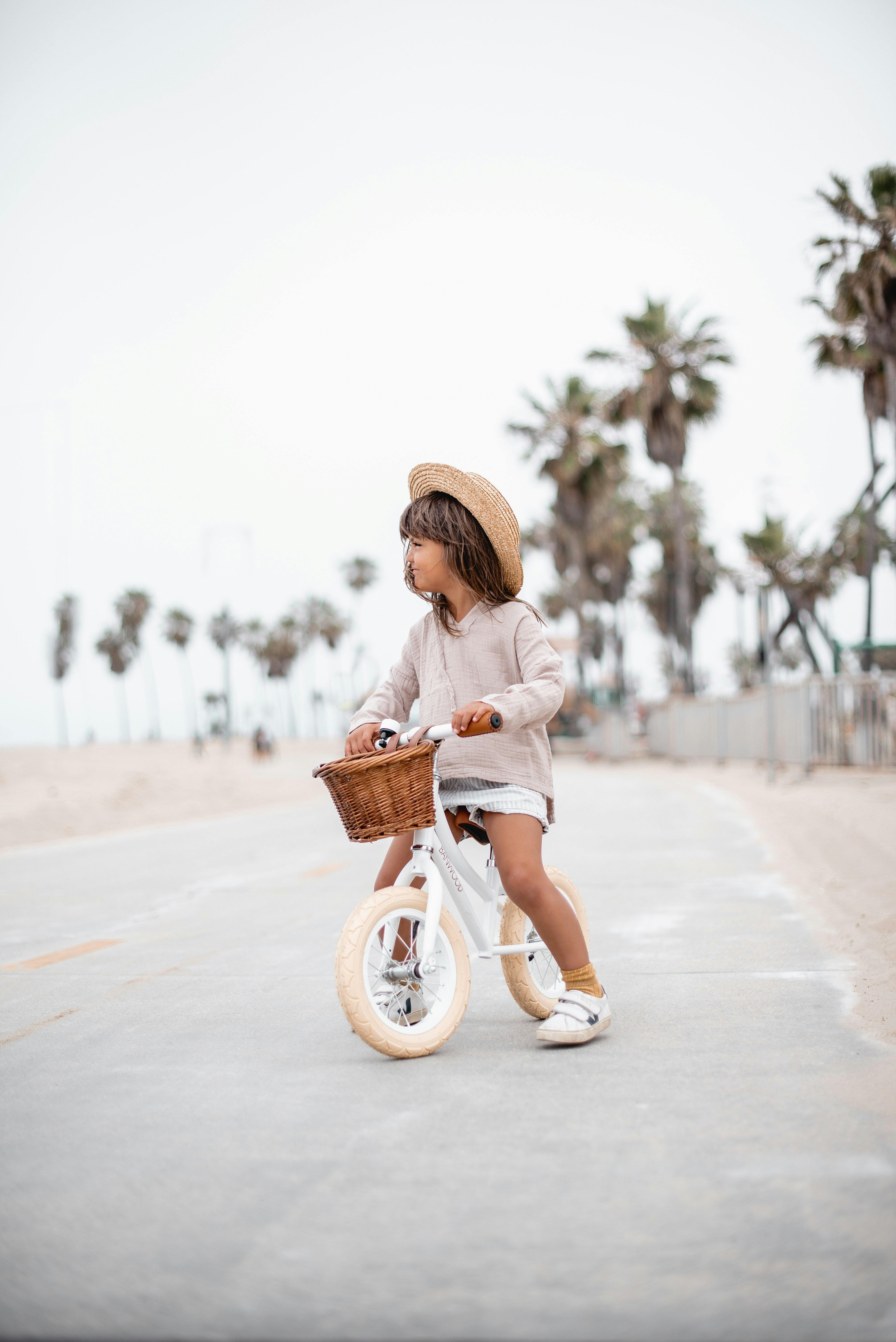 Girl on bike