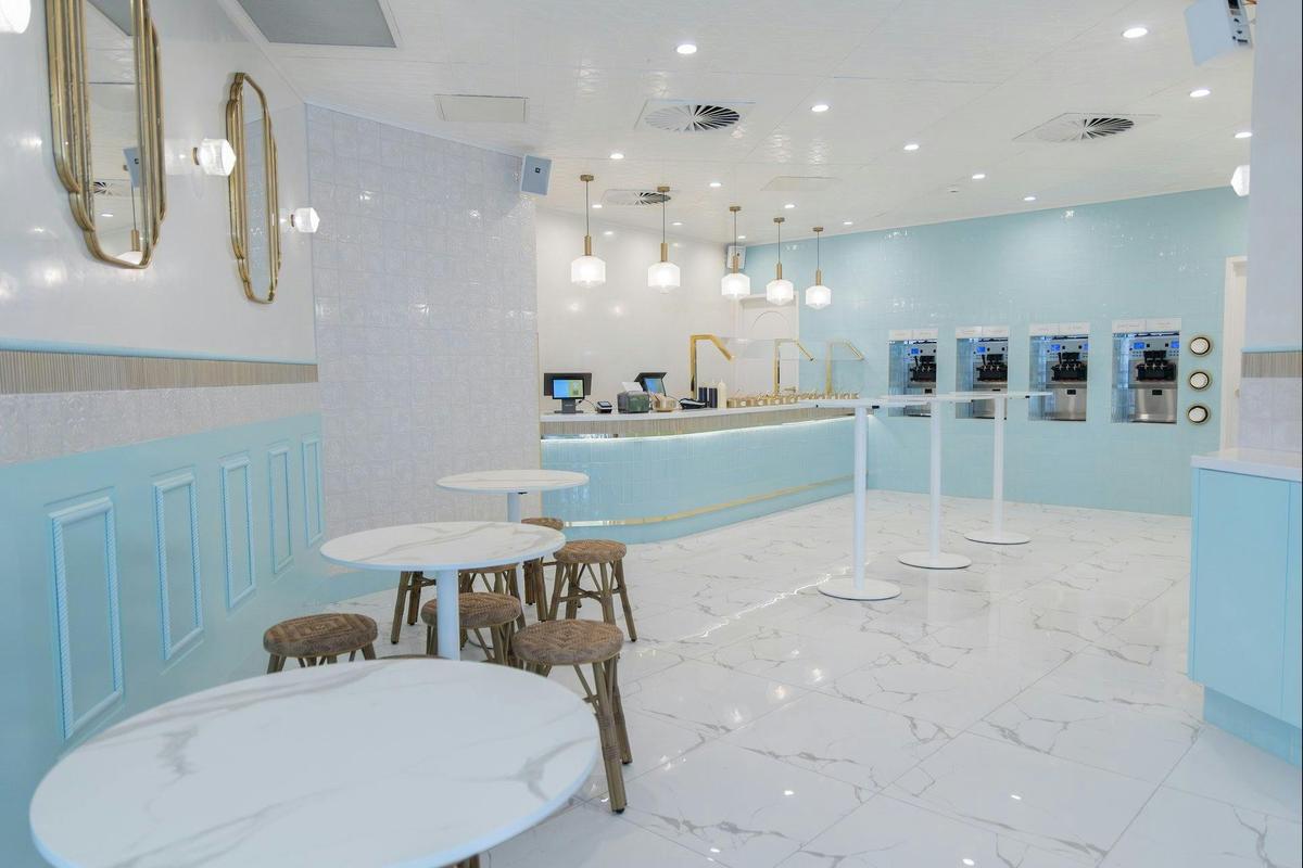 Interior of LUMA Gelato on the Mooloolaba Esplanade