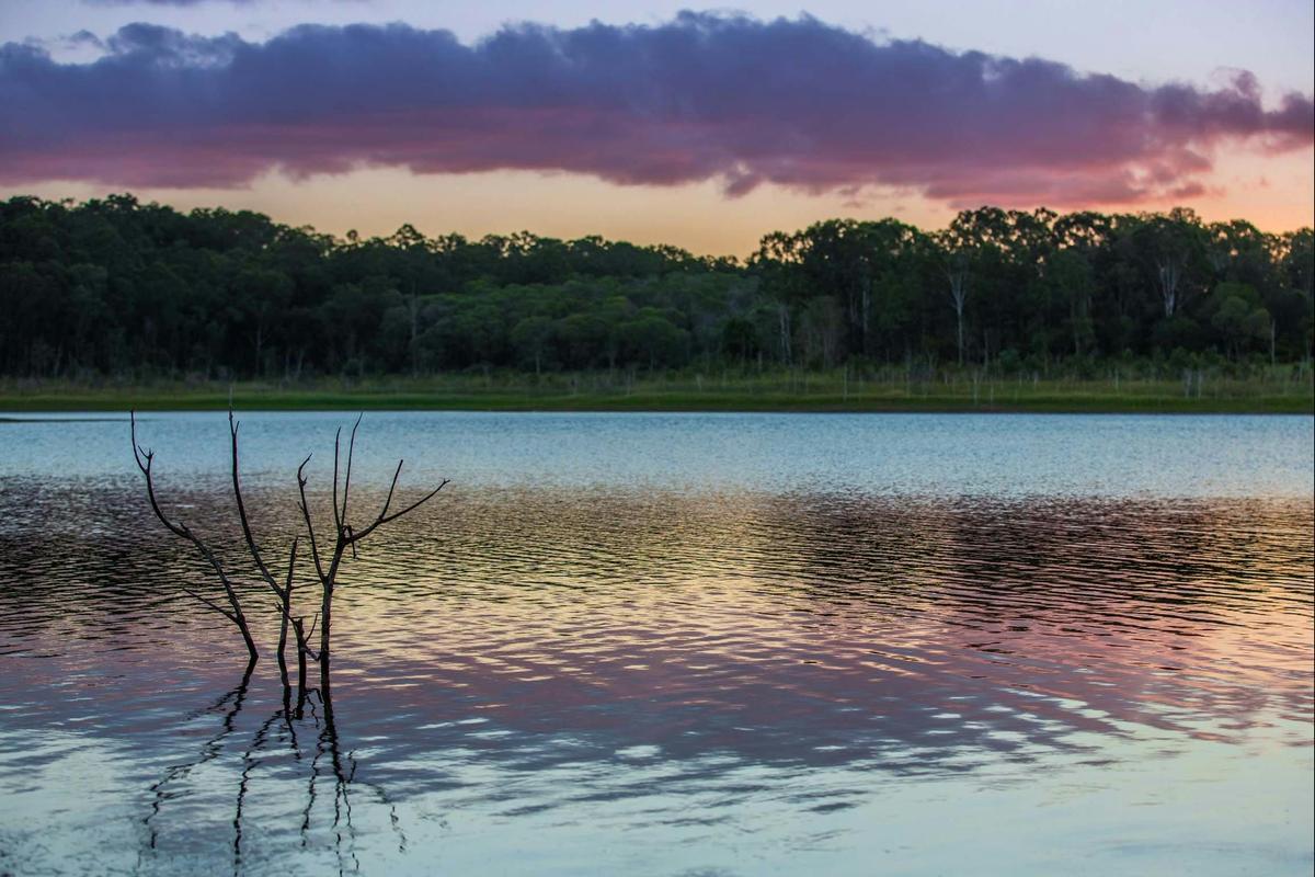 Sunset at Lake Samsonvale