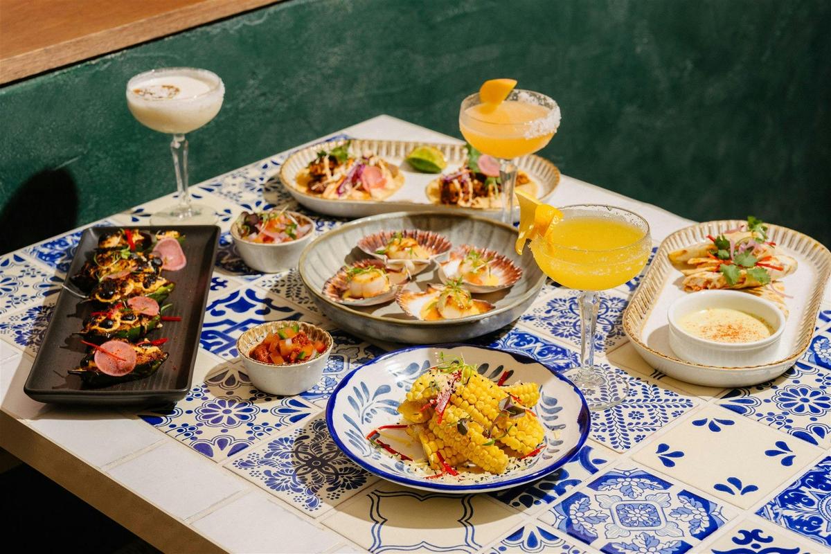 Mexican-inpired cuisine and cocktails