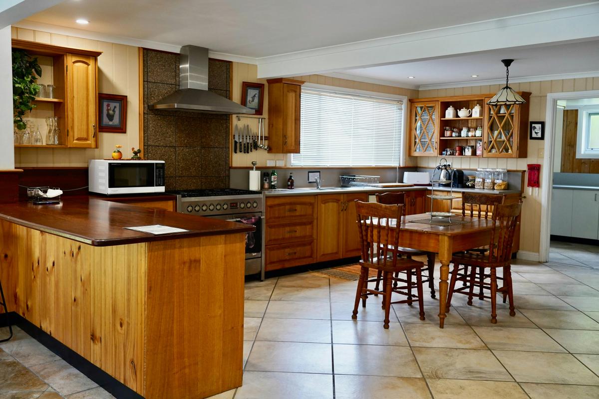 Guests are welcome to use the large country kitchen